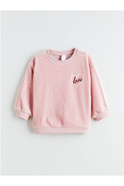 LC Waikiki New Season Crew Neck Printed Long Sleeve Girls' Sweatshirt and Pants