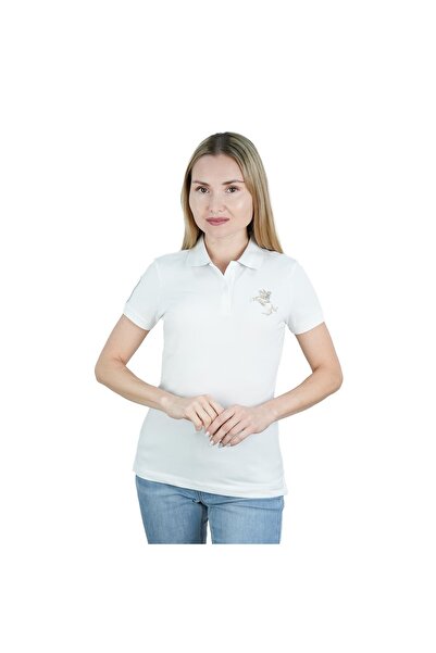 Giordano Women's Slim Fit Napoleon Embroidery Polo