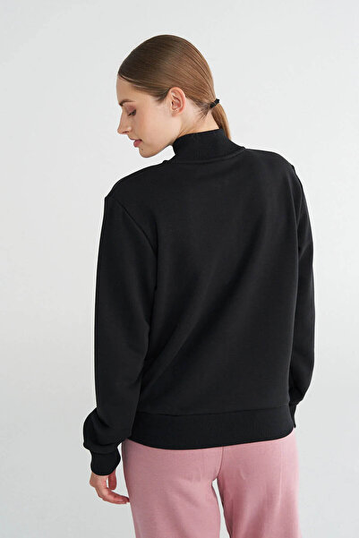 hummel Pulse Zippered Black Women's Sweatshirt 922423-2001