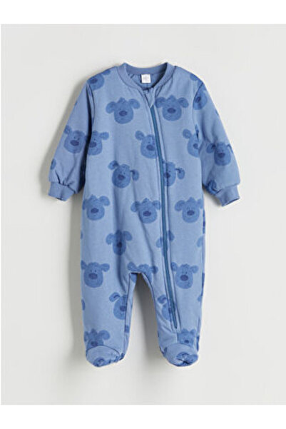 LC Waikiki Blue 1.6 Tog Crew Neck Long Sleeve Baby Boy Sleeping Bag