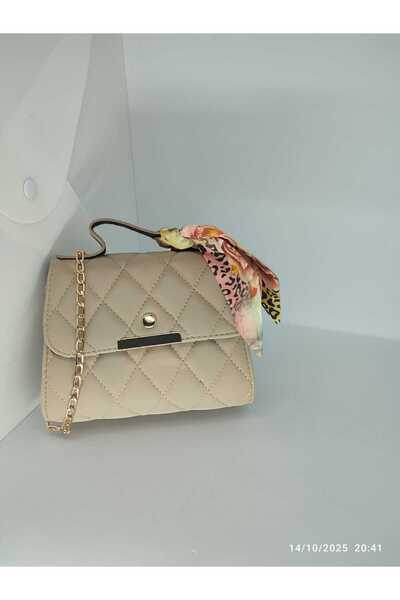 BERİS Fularlı Şık Çanta 15x17