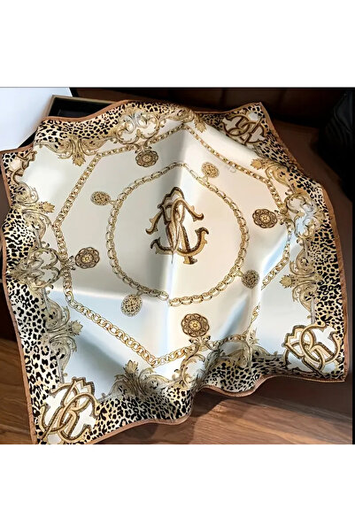 Zess store Luxury Chain Leopard Print Scarf