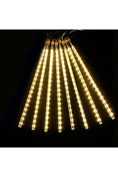 OEM Instalație exterioară, 8 țurțuri, 50 cm, lumină caldă