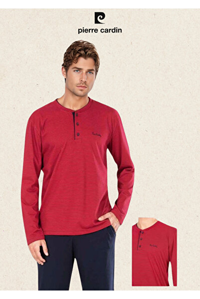 Pierre Cardin Чоловічий одяг Бавовняний & Коробковий Комплект піжами з довгими рукавами L1.PC.5656.001