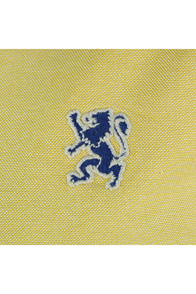 Giordano Women's Cotton Oxford Slim fit Shirt with Lion Embroidery