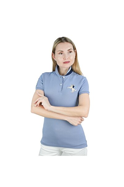 Giordano Women's Slim Fit Napoleon Embroidery Polo