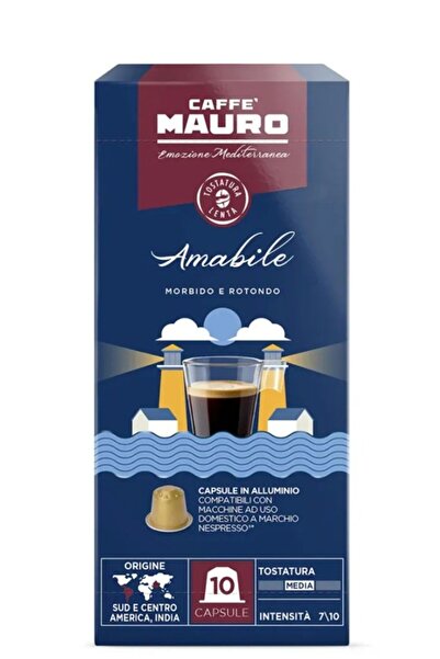 Caffe Mauro Amabile Nespresso Capsule Coffee 10 Capsules