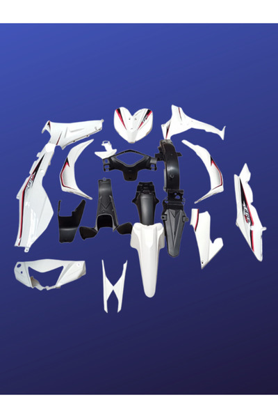 ACK AKSESUAR KUBA EGE 50 Kaporta Seti BEYAZ - Tam Uyumludur