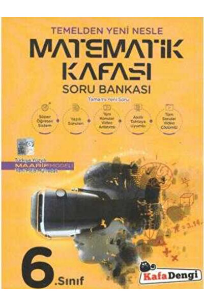 Kafa Dengi Yayınları KAFADENGİ 6. SINIF MATEMATİK KAFASI SORU BANKASI (TÜMÜ V...