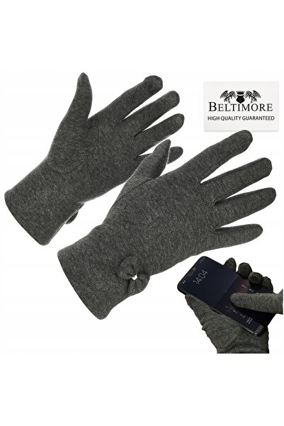 Other Women's gloves gray touch fleece teddy bear BELTIMORE