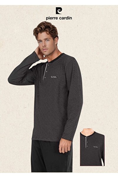 Pierre Cardin Чоловічий одяг Бавовняний & Коробковий Комплект піжами з довгими рукавами L1.PC.5656.001