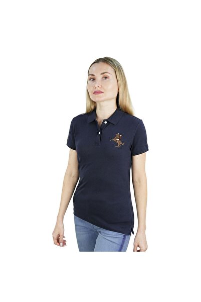 Giordano Women's Slim Fit Napoleon Embroidery Polo