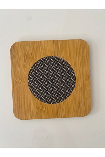 YAZICI Bamboo Non-Slip Base Square 1St Grade Bamboo Trivet