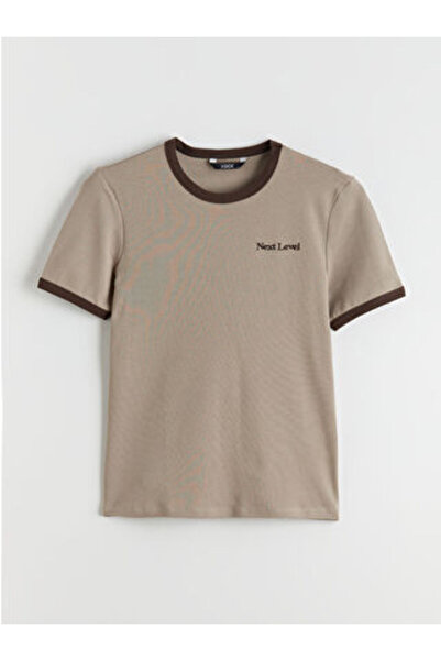 LC Waikiki plus nou sezon guler rotund cu imprimeu bumbac moale Tricou pentru...