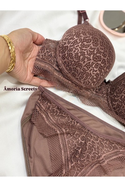 MODA Dantelli Destekli Sütyen Takımı