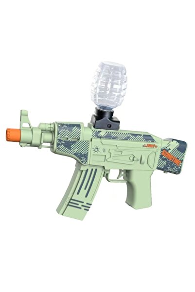 GOLD MARKET Electric Toy Gun AK47, Gel Ball Machine Gun Type, Orbeez, Gel Bluster Burst Shooting, 5000 Balls Inc