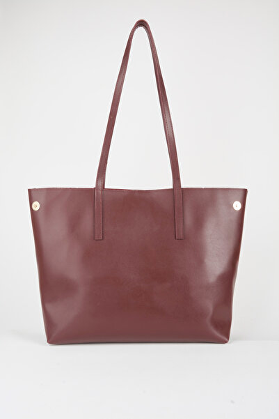 Vivaq Women's Aster Burgundy Faux Leather Handbag and Shoulder Bag with Snap Closure and Foldable Design