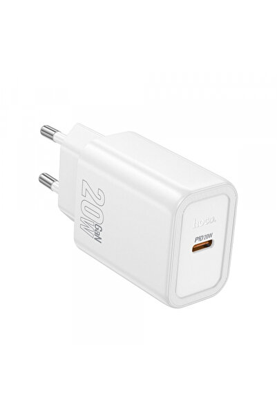 OEM Incarcator Retea HOCO N60, 20W, 3A, 1 X USB-C, Alb