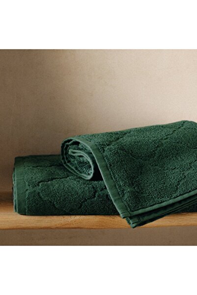 Other Towel | SAMINE | Cotton green with Moroccan clover | 50x90 cm | 997567