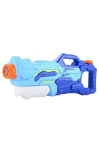 GOLD MARKET Pistol cu apa pentru copii, rezervor 1500 ml, 4 duze, Albastru azur