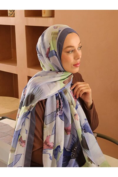 Modakaşmir Livora Pattern Cotton Shawl