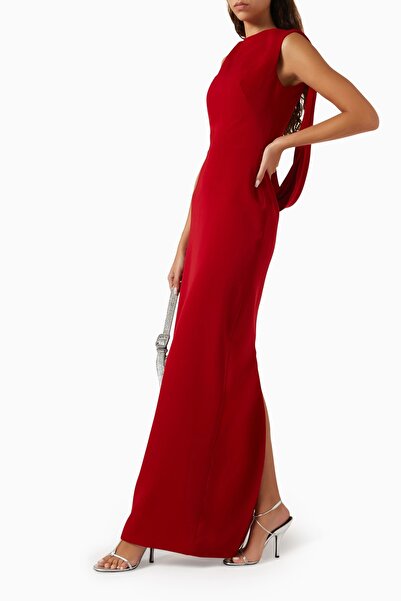 21SIX Kadın Maryamia Crepe İşlemeli Elbise