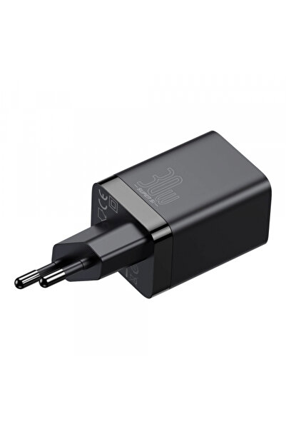 Baseus Super and Pro Power Adapter, 30W, 3A, 1 X USB-A - 1 X USB-C, Black Ccs...