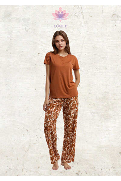 Loule Women's Clothing Short Sleeve Pajama Set L1.Ar.322.9.001