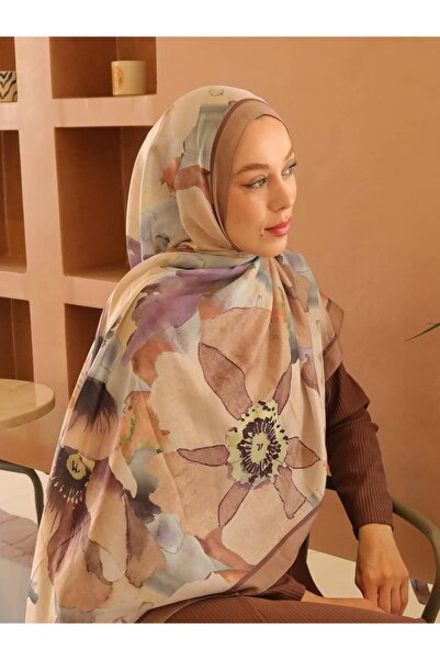 Modakaşmir Livora Pattern Cotton Shawl