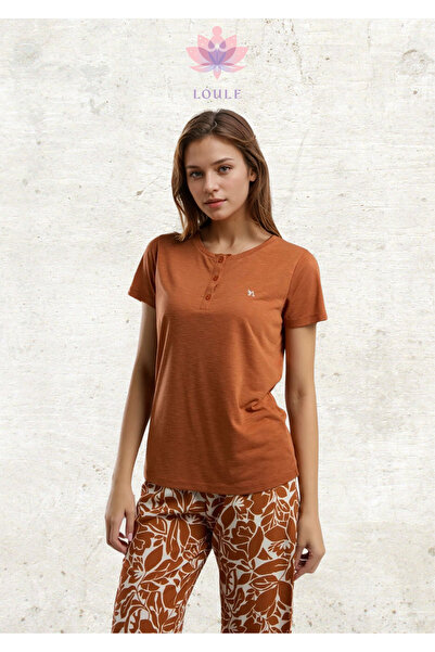 Loule Women's Clothing Short Sleeve Pajama Set L1.Ar.322.9.001
