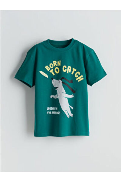 LC Waikiki Plus New Season Crew Neck Cotton Boys T-Shirt