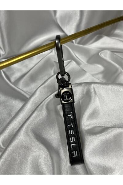 CEBECİOTO سلسلة مفاتيح جلدية من تسلا، عالمية، عالية الجودة