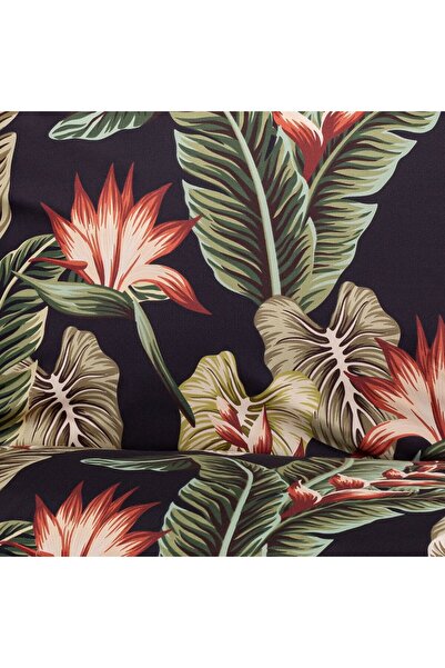 Other Bedding | BELAGA | microfiber black with leaves and flowers | 220x200 + 2*70x80 cm | 989111