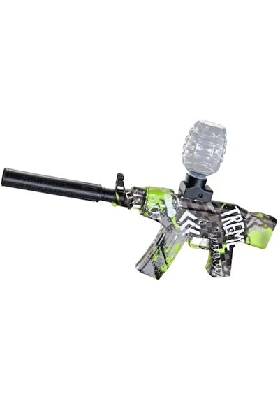 GOLD MARKET Electric toy gun AK47, Gel ball machine gun type, Orbeez, burst shooting gel bluster, 5000 balls inc