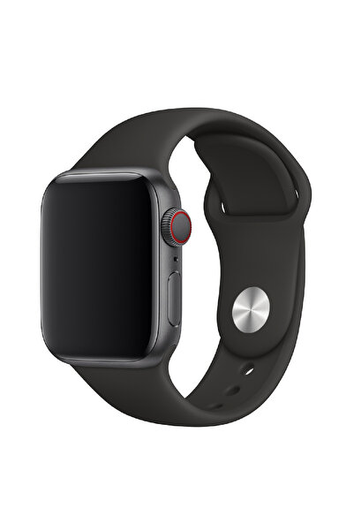 HYPERSOFT Apple Watch 3-4-5-6-7-8-9-10-Se Tüm Serilerle Uyumlu Düz Renk Silik...