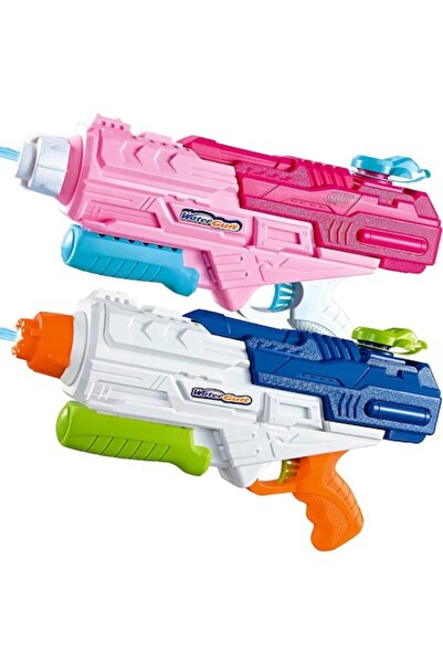 GOLD MARKET Σετ 2 παιδικών νεροπίστολων, δεξαμενή 1200 ml, 40 cm, ροζ και μπλε