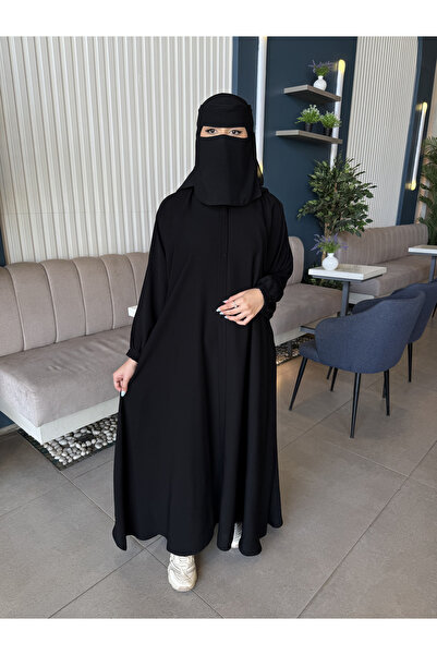 AL-QIMMA عباية عملية بسحاب وجيوب مخفية