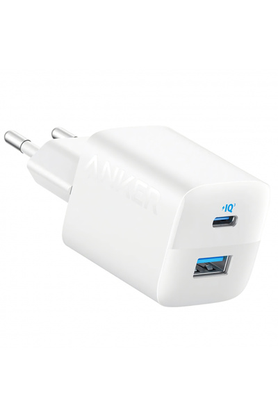 Anker Retea 323 Φορτιστής, 33W, 3A, 1 X USB-A - 1 X USB-C, Λευκό A2331g21