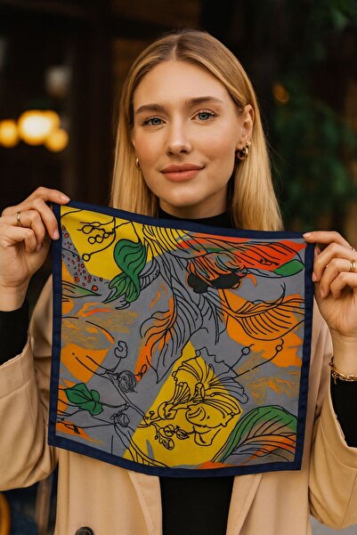 FELLMENS FLR30 Eșarfă de damă cu model 50x50 cm