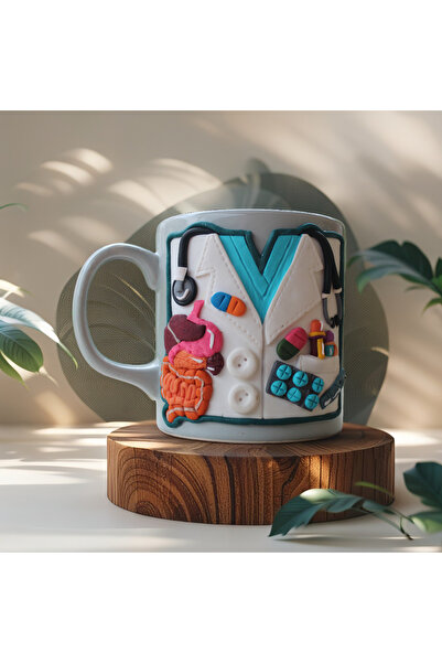 MAKARON SANAT KİŞİYE ÖZEL EL YAPIMI, DAHİLİYE DOKTORU HEDİYESİ, 3D KABARTMA, ...