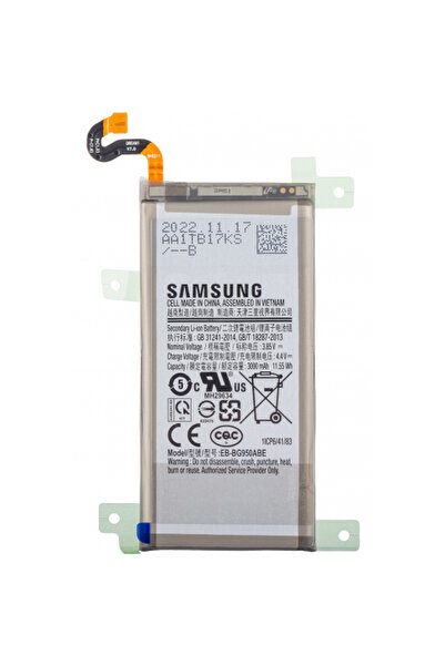 Samsung Galaxy S8 G950 Battery, EB-BG950ABE, Service Pack GH43-04729A
