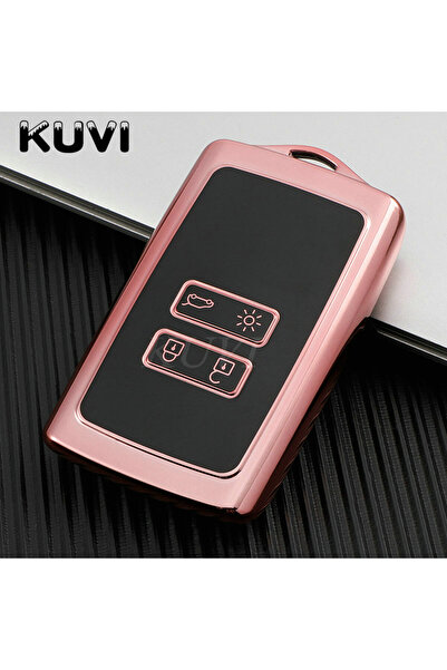 choice2 غطاء كامل جديد وردي اللون لمفاتيح السيارة مصنوع من مادة TPU، مناسب لس...