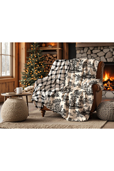 Limon Soft Pătură TV Winterfell din lână-covoraș 140x190 copac