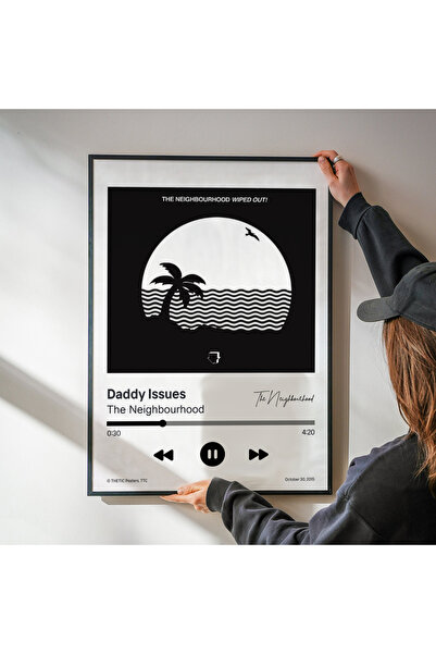 Thetic The Neighbourhood - Daddy Issues Single Collection PREMIUM Poster Spotify - Poster cu melodie!