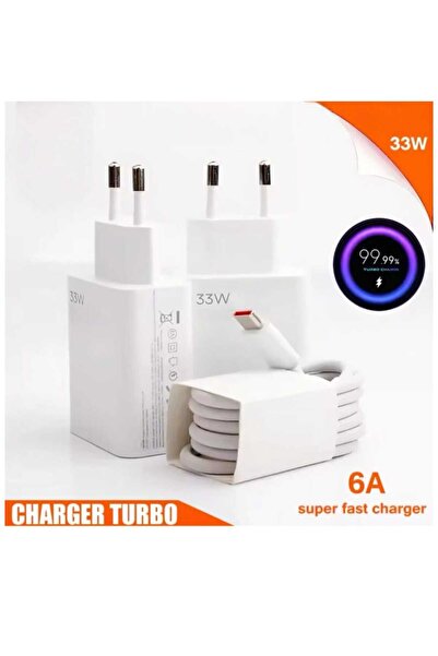 Cepsuar 33w Turbo Hızlı Şarj Aleti Seti Xiaomi Uyumlu Turbo Şarj 33w Adaptör ...