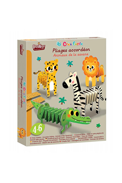 Crealign Activitate creativă cu hârtie - Decupează și asamblează - Animalele ...