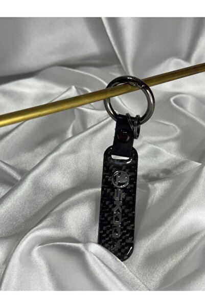 CEBECİOTO Breloc SKODA CARBON, UNIVERSAL, DE ÎNALTĂ CALITATE