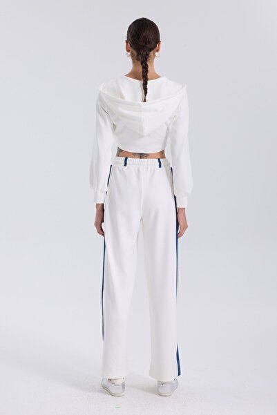 What's Up Σετ αθλητικής φόρμας με κουκούλα WhatsUp Denim - Μπλε-Λευκό