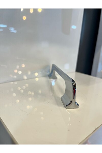 Taşkın Aksesuar Athens Metal Handle 96mm Chrome Cabinet Door Modern Furniture Drawer Tv Unit Bedside Table Dresser Console