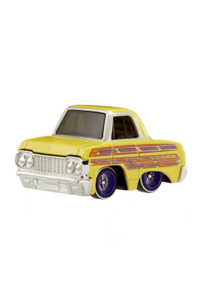 TOYFEST Cartuned S3 1964 Chevy Impala - Yellow Lowrider Car